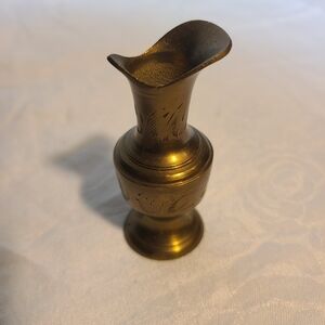 Vintage brass vase
